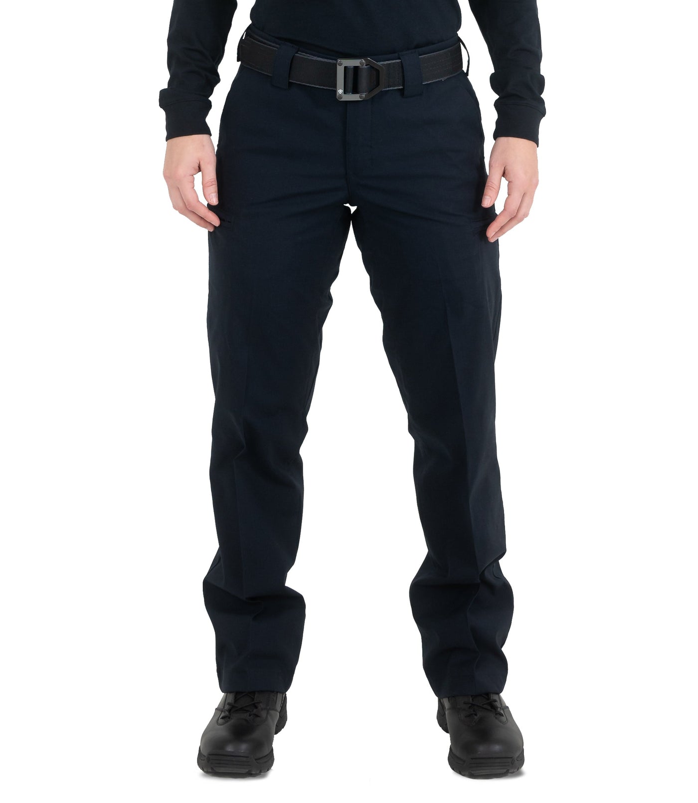 Front of Women's V2 Pro Duty 6 Pocket Pant in Midnight Navy