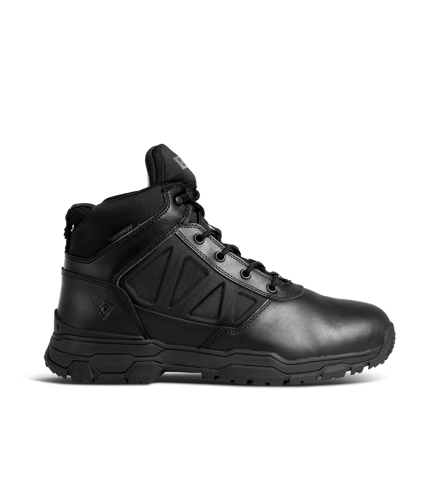 360 Degree View of Men's 5" Urban Operator H₂O Side-Zip Mid in Black