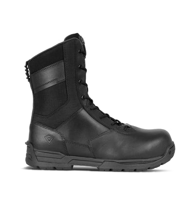 360 Degree View of Women's 8" Safety Toe Side-Zip Duty Boot in Black