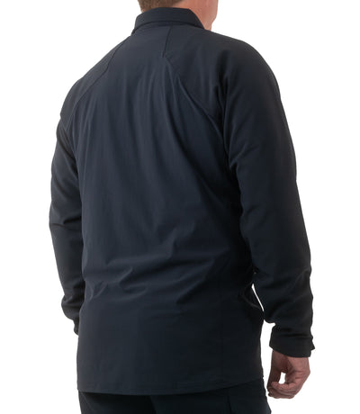 Side of Men's Pro Duty Pullover in Midnight Navy