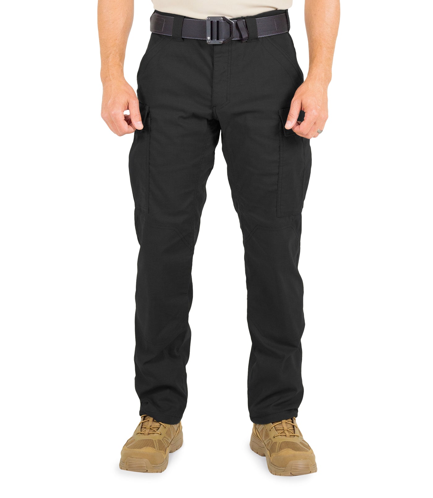 Front of Men's V2 BDU Pant in Black