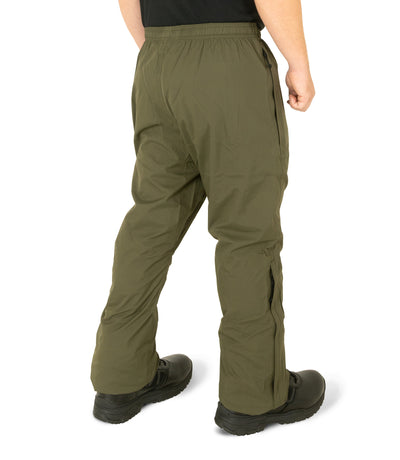 Side of Tactix Rain Pant in OD Green