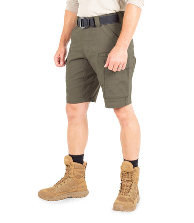 Side of Men's V2 Tactical Short in OD Green