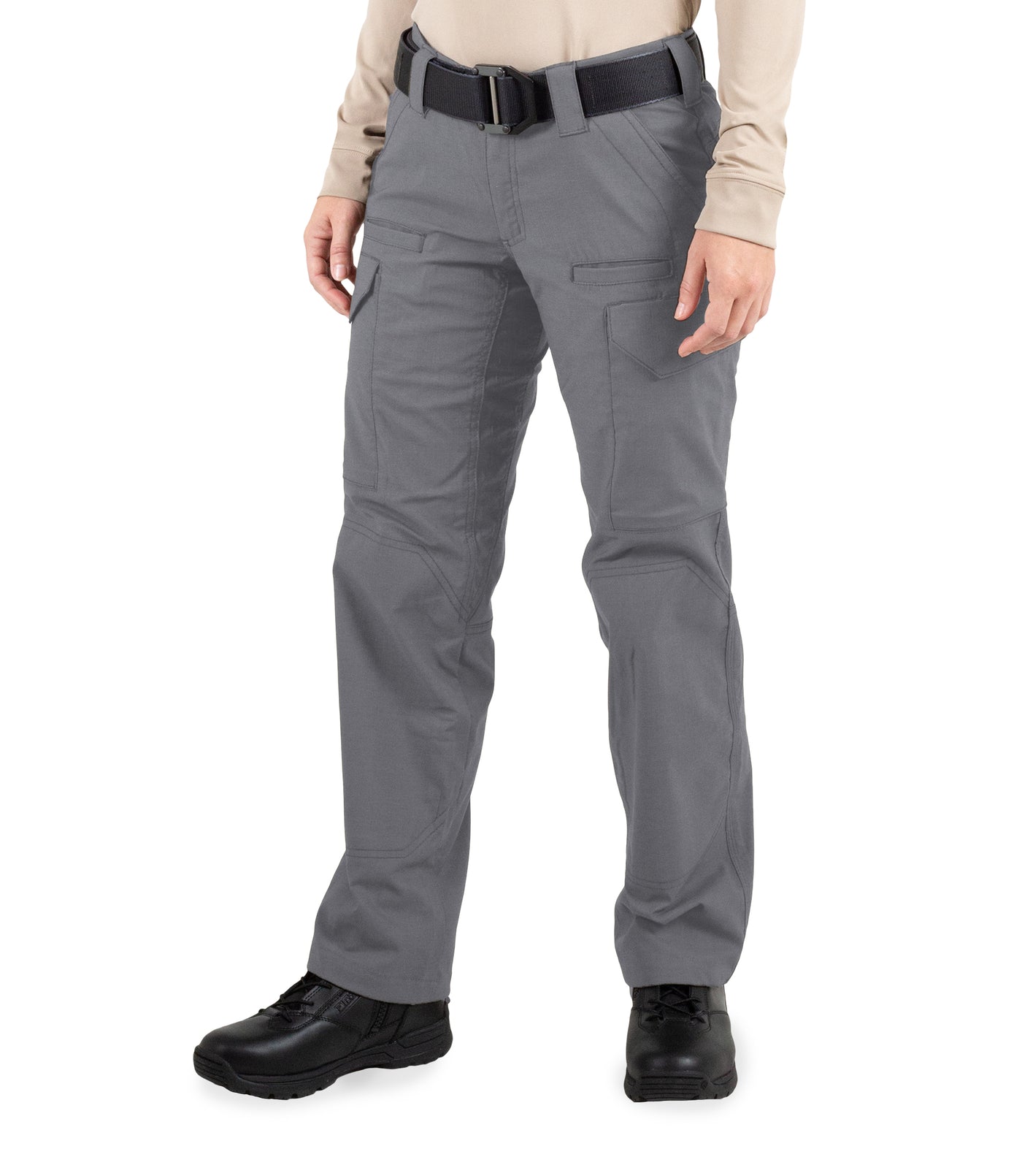 Side of Women's V2 Tactical Pants in Wolf Grey