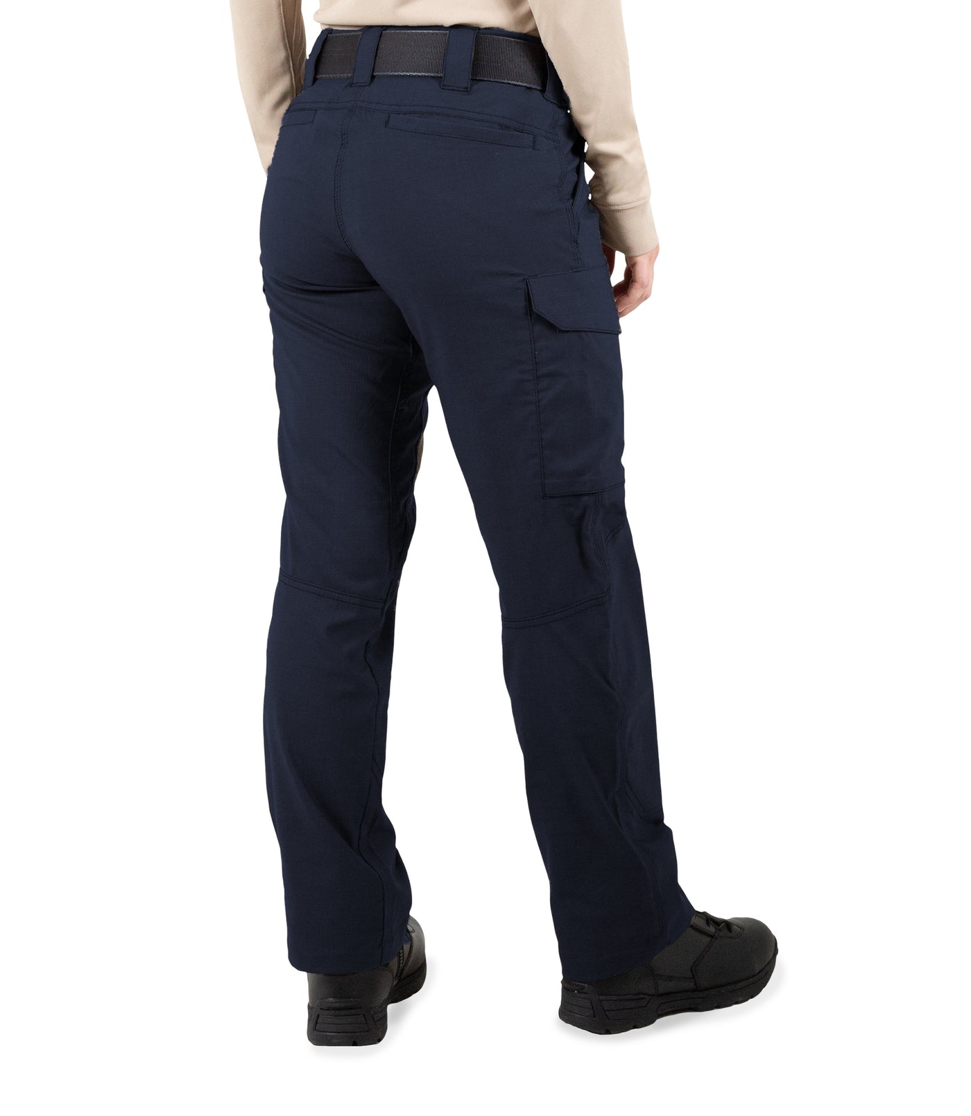 Side of Women's V2 Tactical Pants in Midnight Navy