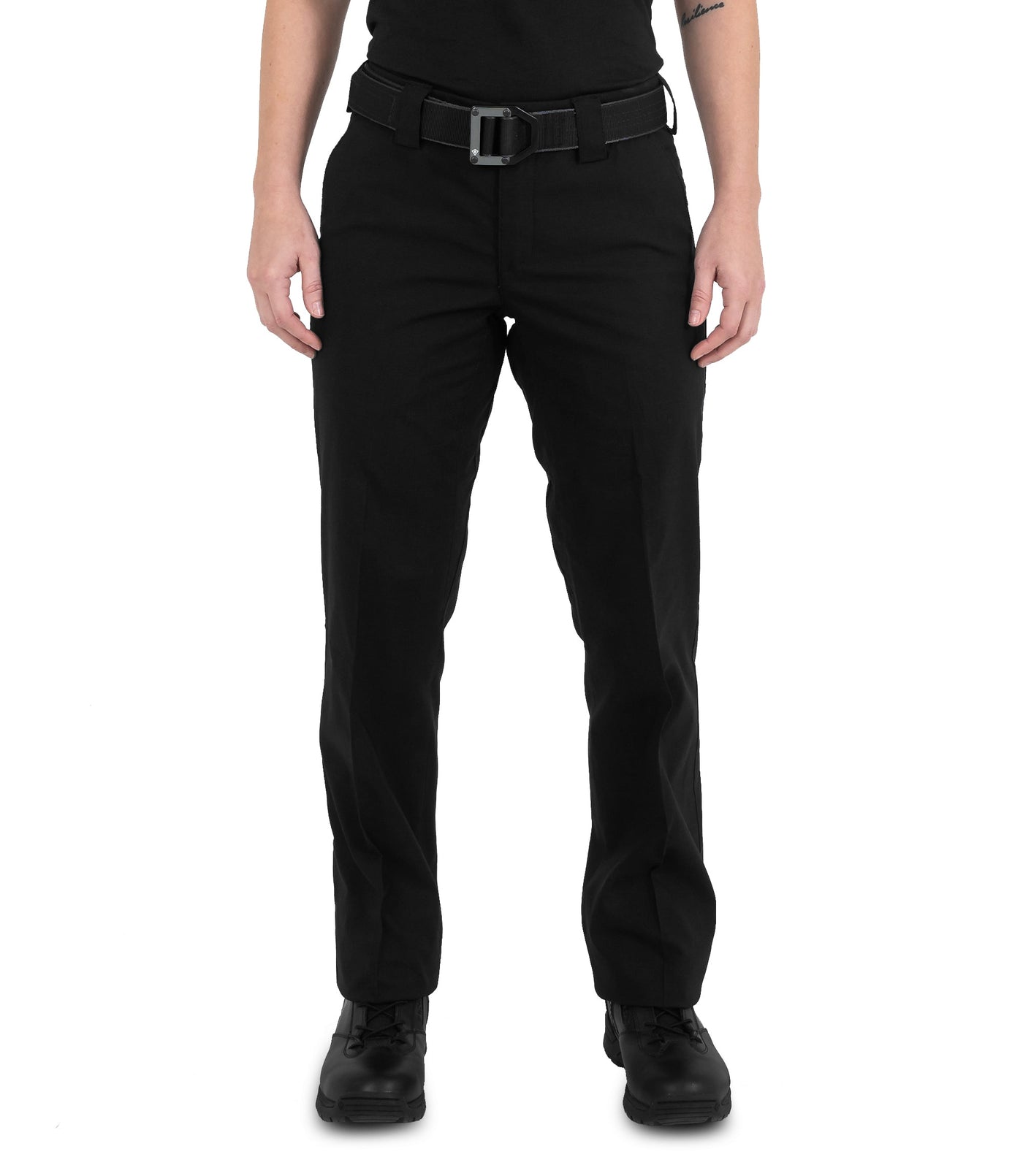 Front of Women's V2 Pro Duty 6 Pocket Pant in Black