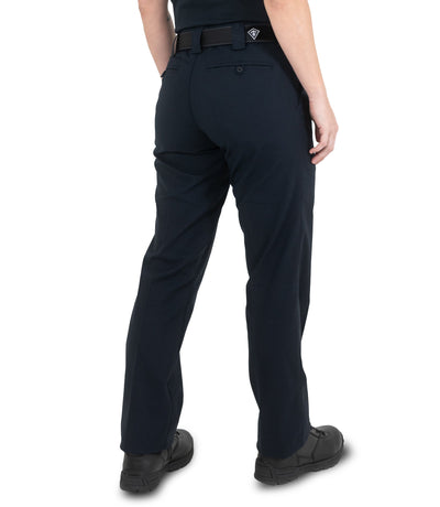 Side of Women's V2 Pro Duty 6 Pocket Pant in Midnight Navy