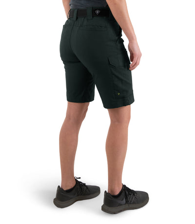 Side of Women's V2 Short in Spruce Green