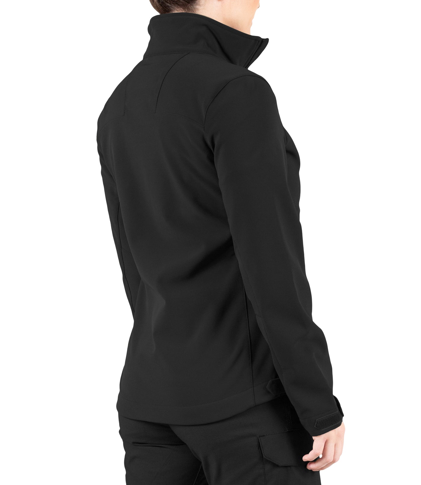 Side of Women’s Tactix Softshell Jacket in Black