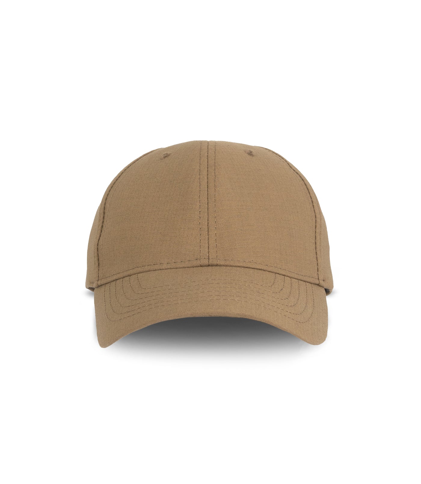 Front of FT Flex Hat in Coyote Brown