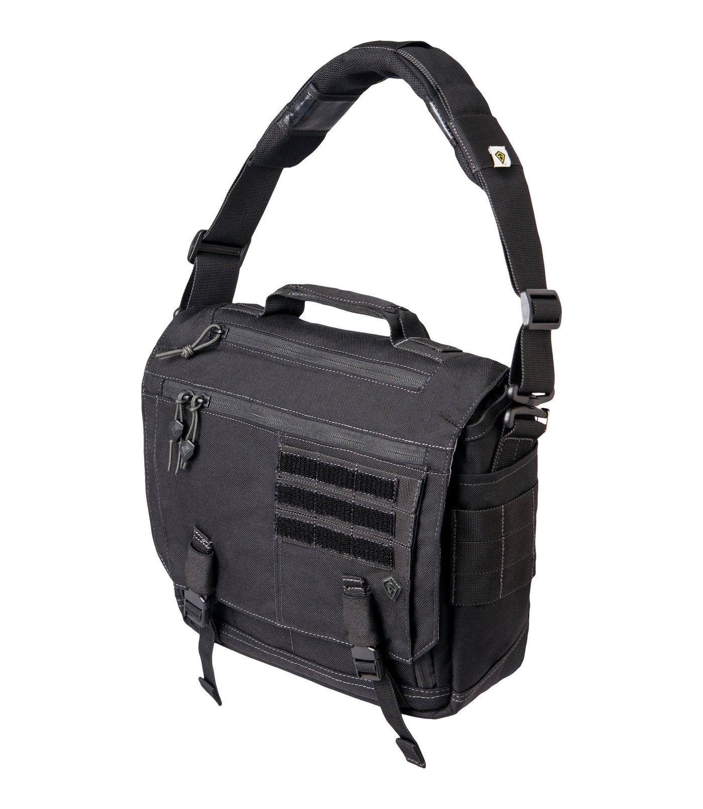 Front of Summit Side Satchel 8L in Black