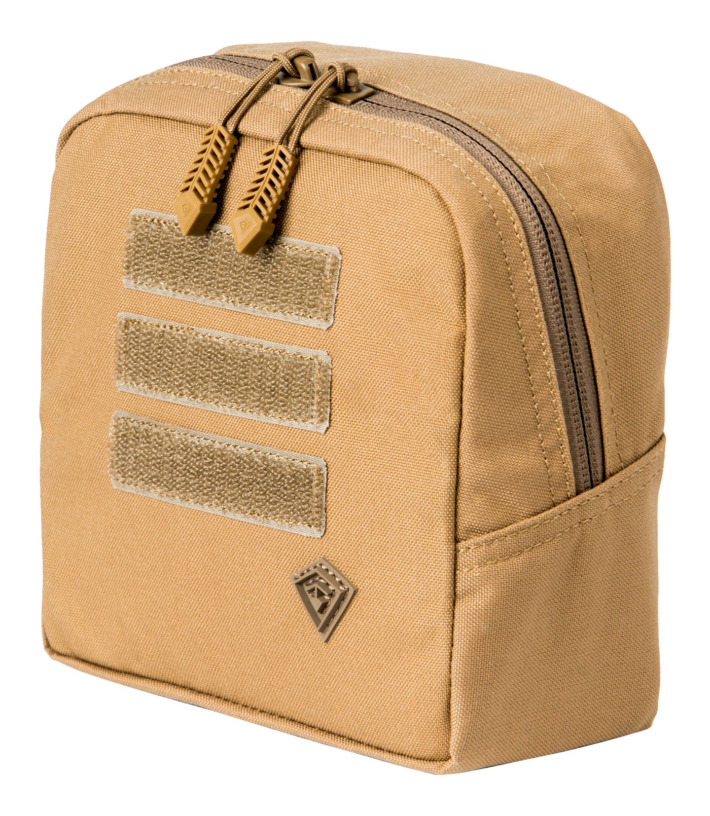 Front of Tactix Series 6x6 Utility Pouch in Coyote