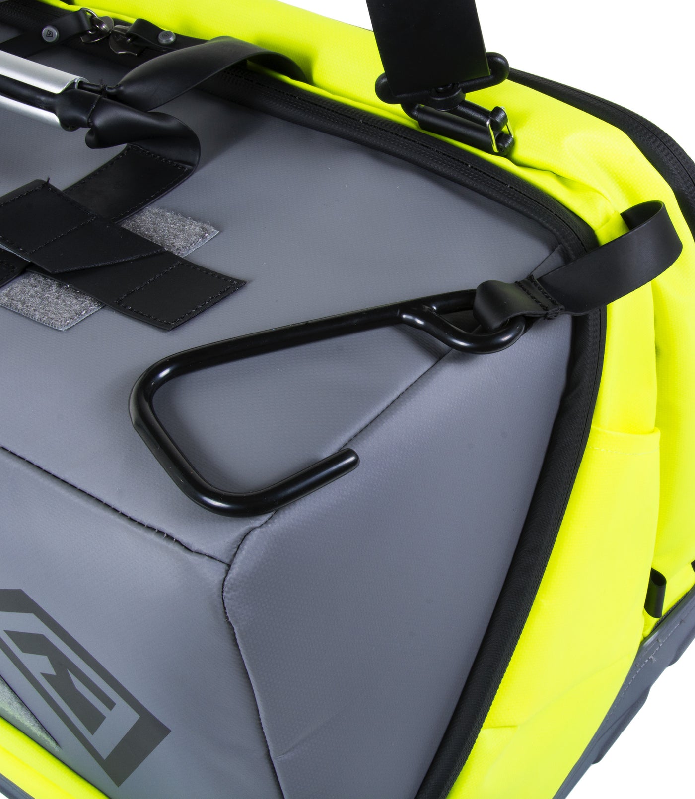 Hook of Large Jump Bag in Hi-Vis Yellow