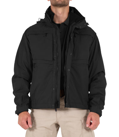 Front of Men’s Tactix System Jacket in Black