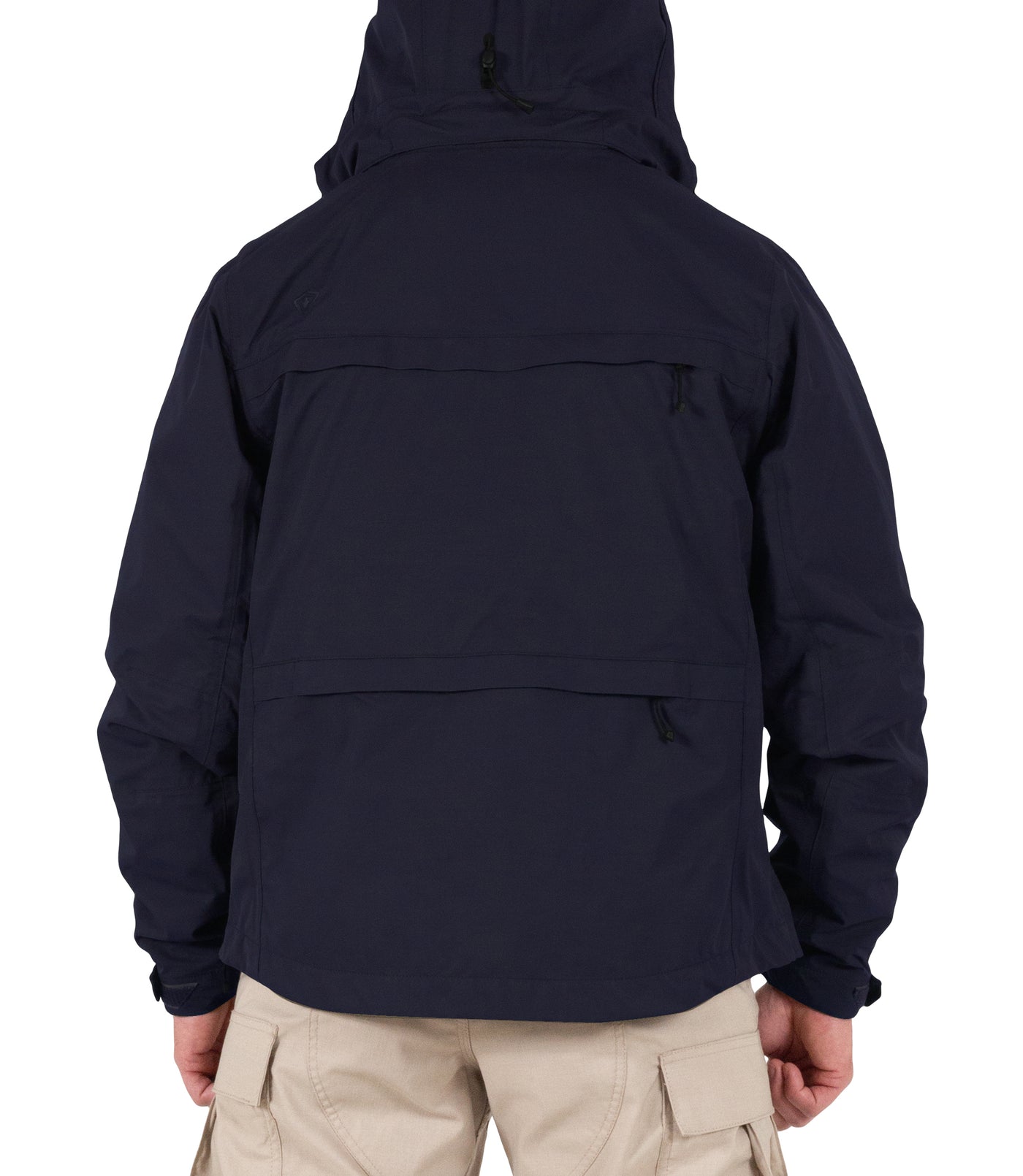 Back Hoodie of Men’s Tactix System Jacket in Midnight Navy