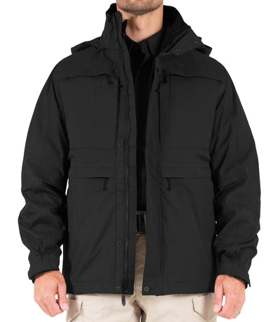 Front of Men’s Tactix System Parka in Black