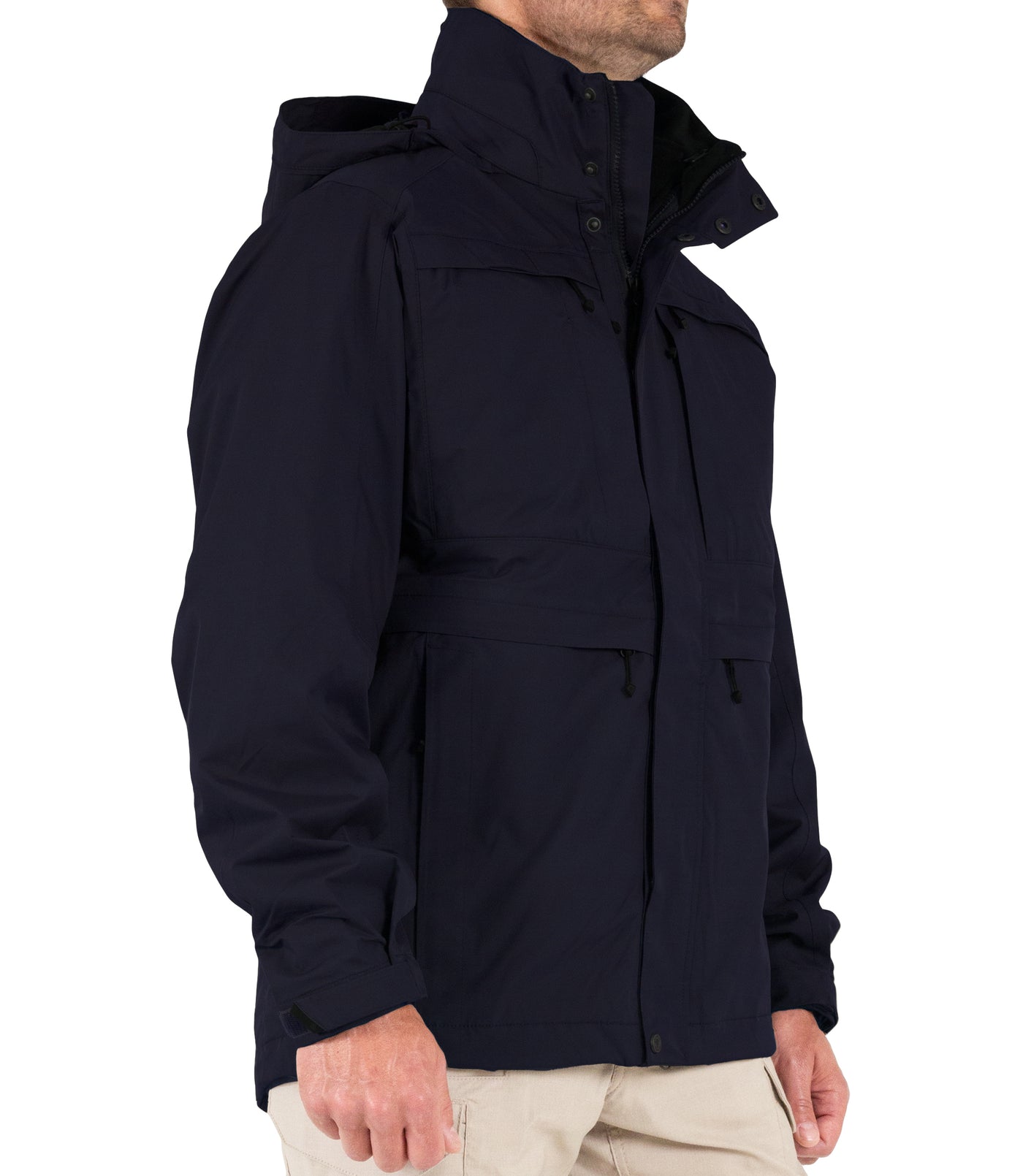 Side of Men’s Tactix System Parka in Midnight Navy