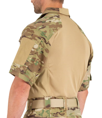 Side of Men's Defender Short Sleeve Shirt in MultiCam®