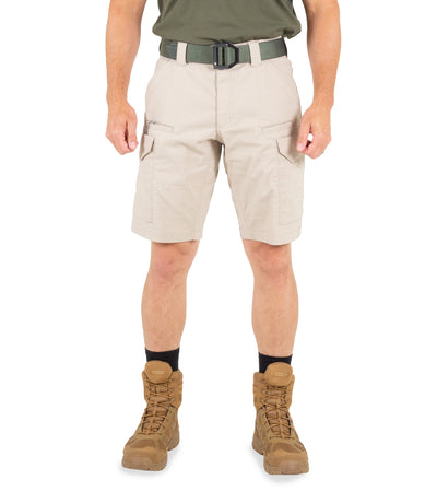 Front of Men's V2 Tactical Short in Khaki